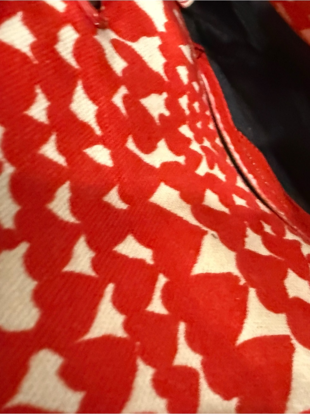 Stella McCartney Falabella Heart Print Canvas Chain Crossbody Clutch Bag - Picture 9 of 13